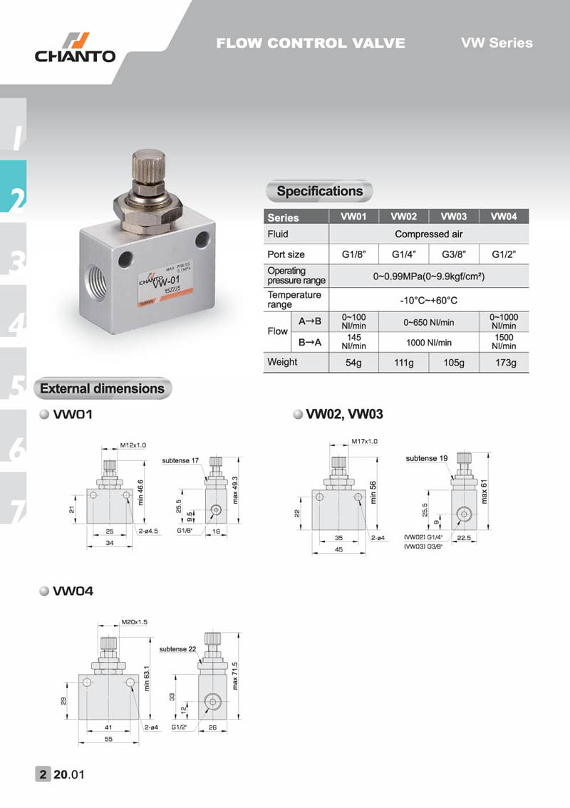 VW Flow Control Valve